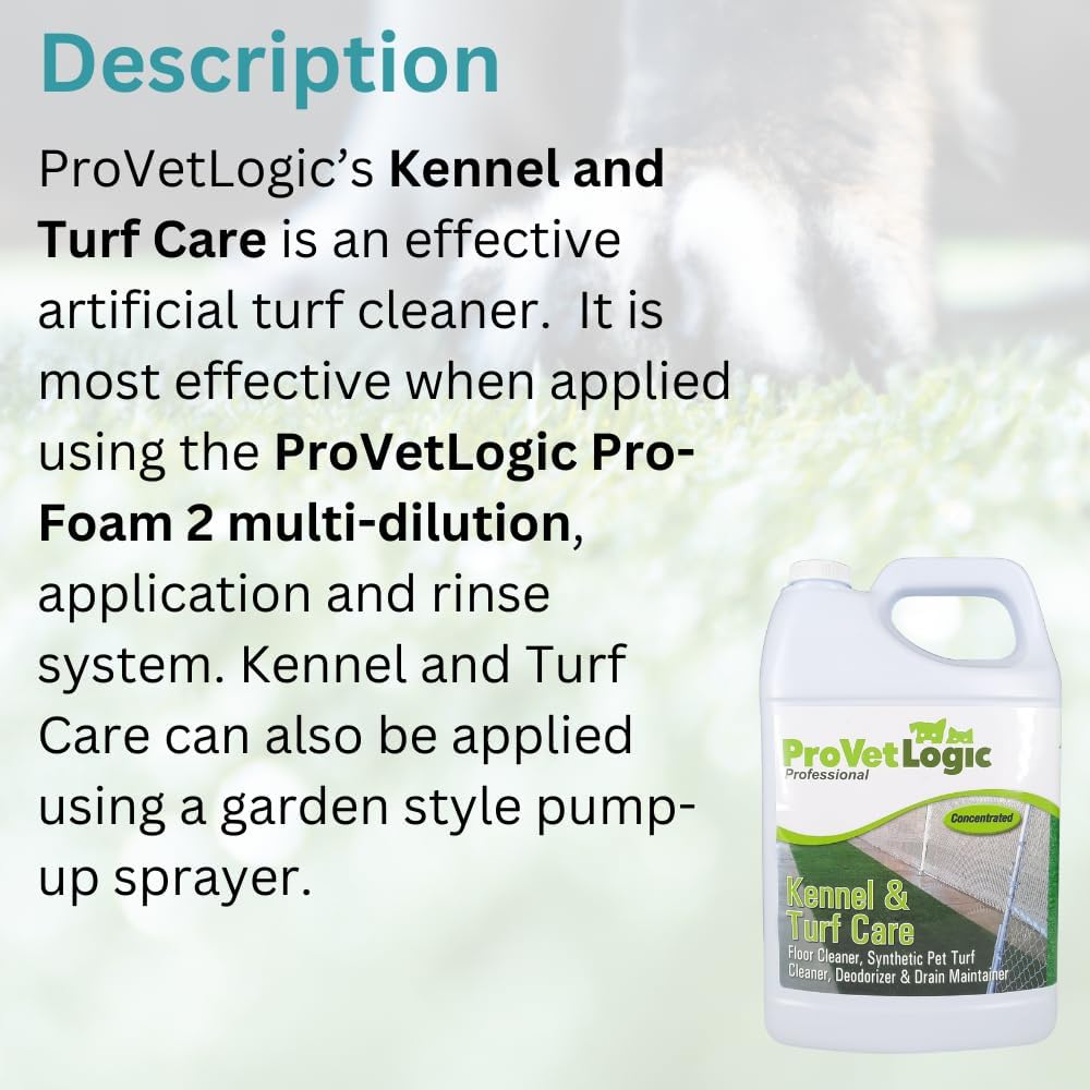provetlogic kennel and turf care 1 gallon kit, side view