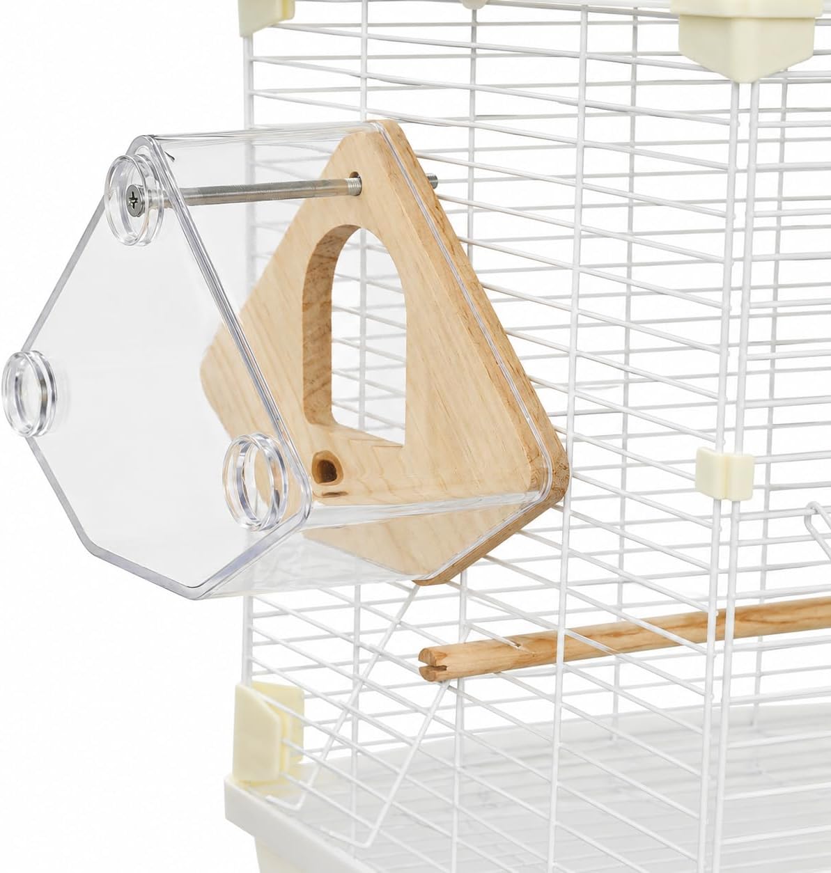 30 inch iron bird cage for parakeets, budgies, package contents