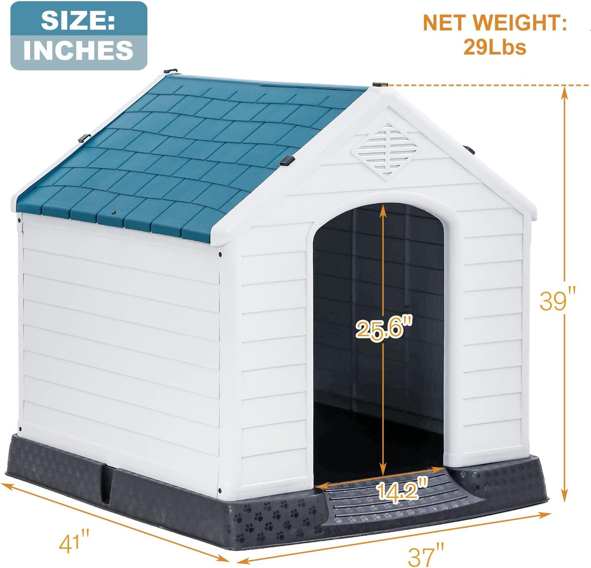 large dog house,outdoor dog kennel,insulated dog house pet on a desk or shelf