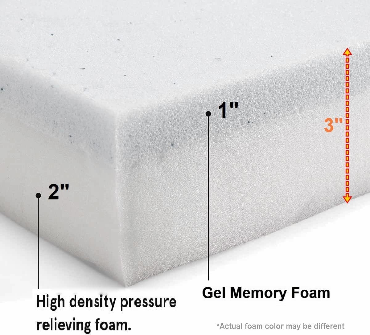 pet dog bed memory foam platform pad (42x28x3 shown in use