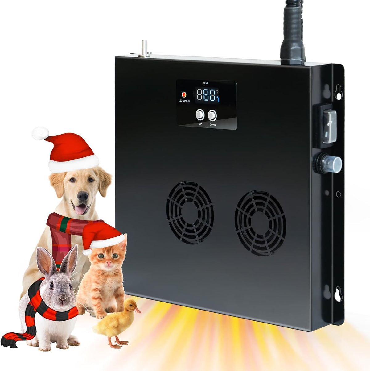 briidea 400w dog house heater with ptc rapid, main product view
