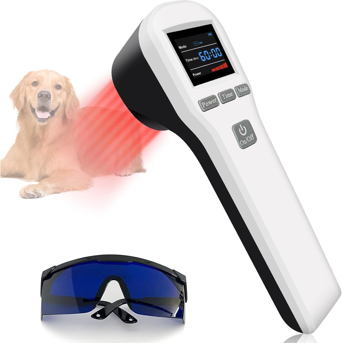 cold laser therapy device for dogs, nir red, main product view