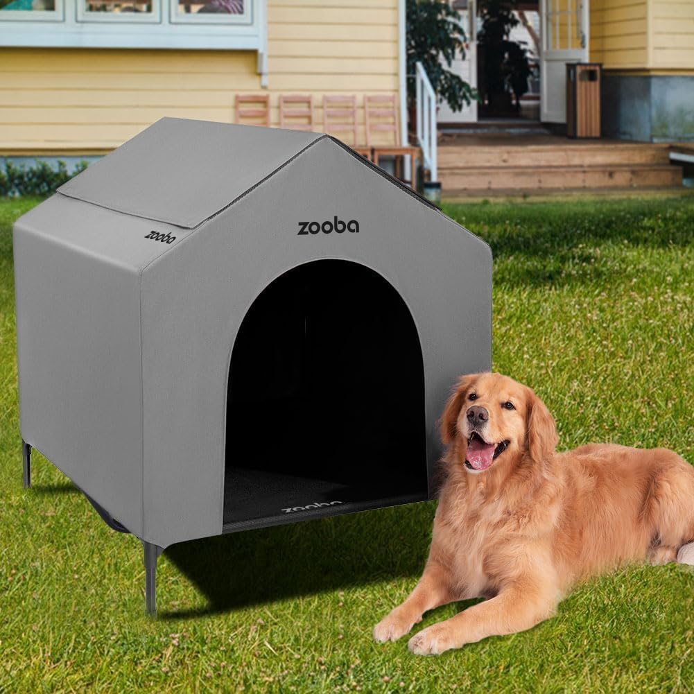 zooba 42” outdoor dog house for large breeds, main product view