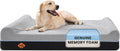 laifug orthopedic dog bed, slate grey 50''x36''x10'', memory, main product view