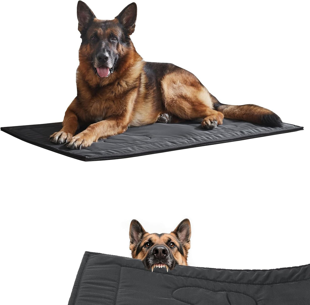 chew proof indestructible dog crate pad,medium (22"x35"), main product view