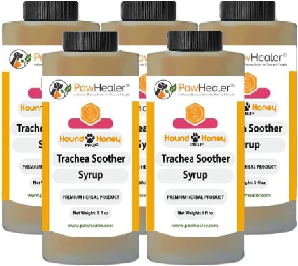 trachea soother syrup 5pak hound honey - natural, main product view