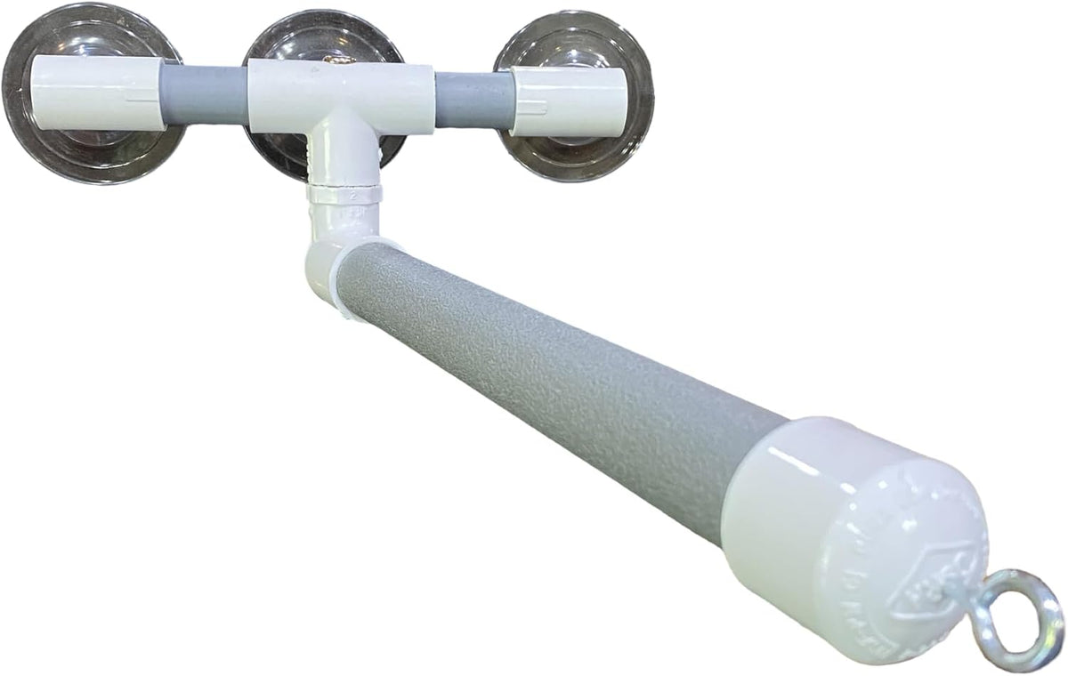 polly's portable window-shower perch with suction cups for, main product view