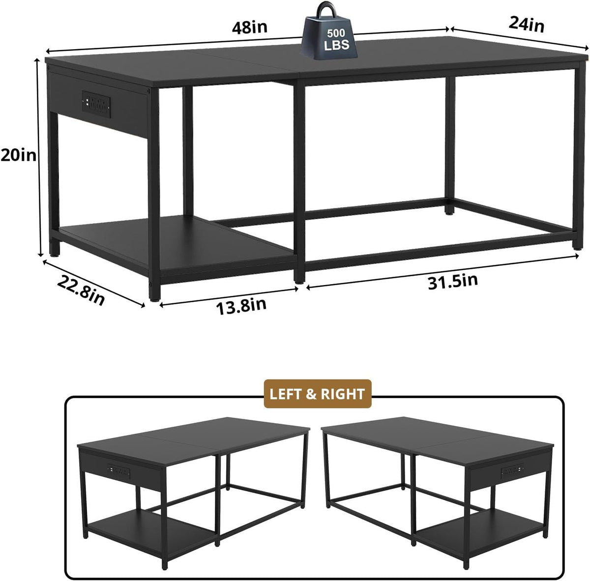 120 gallon reptile tank stand – 48"x24" terrarium shown in use