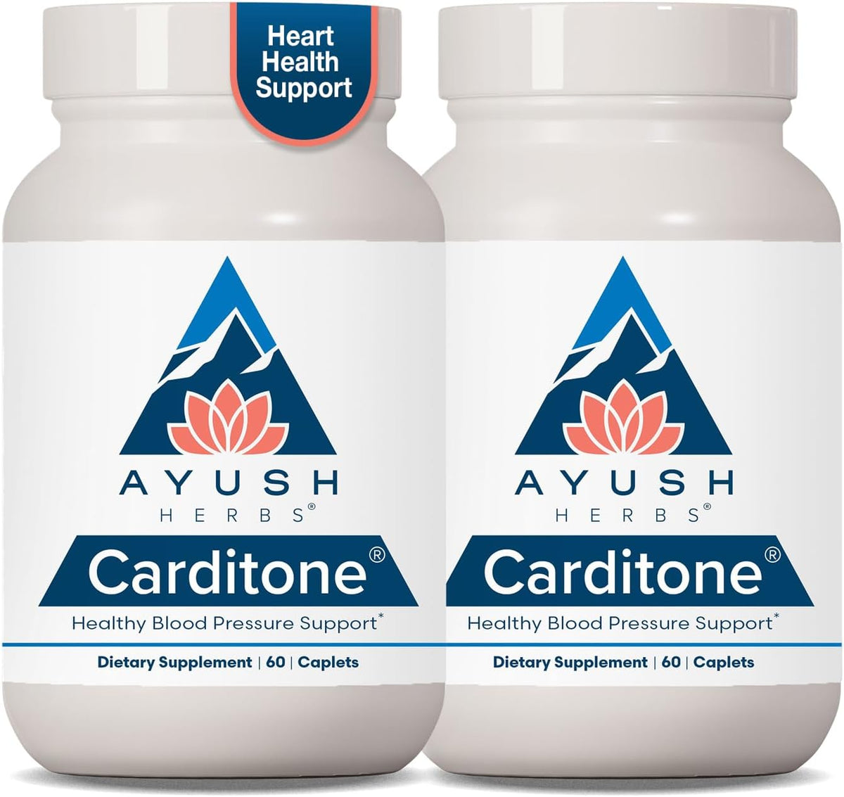 ayush herbs carditone, bp formula, arjuna, calcium, 120, main product view