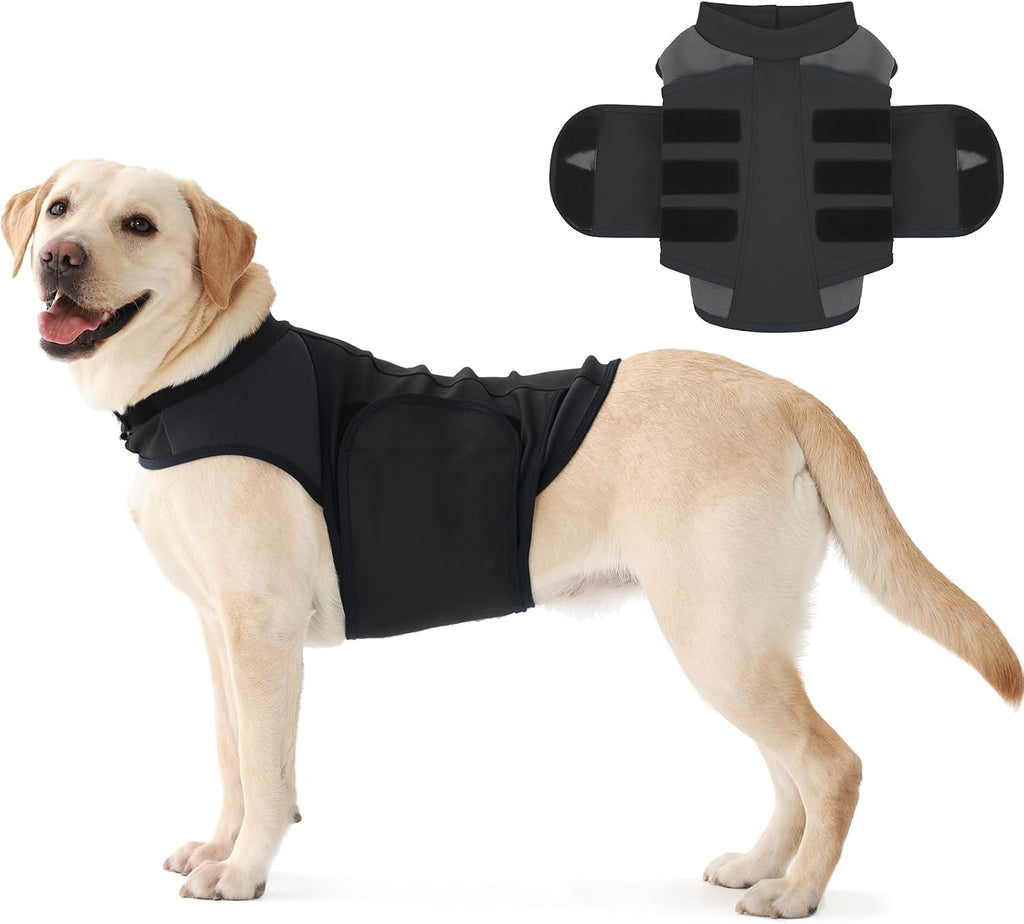 iecoii dog thunder jacket anxiety calming vest, storm, main product view