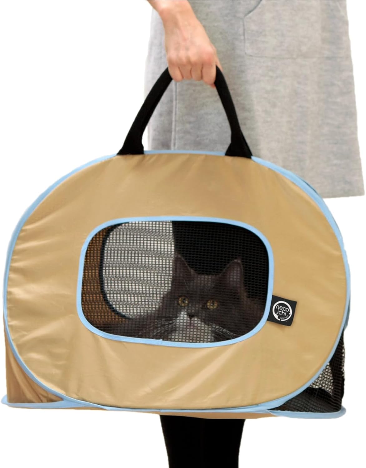 necoichi portable ultra light cat carrier, main product view