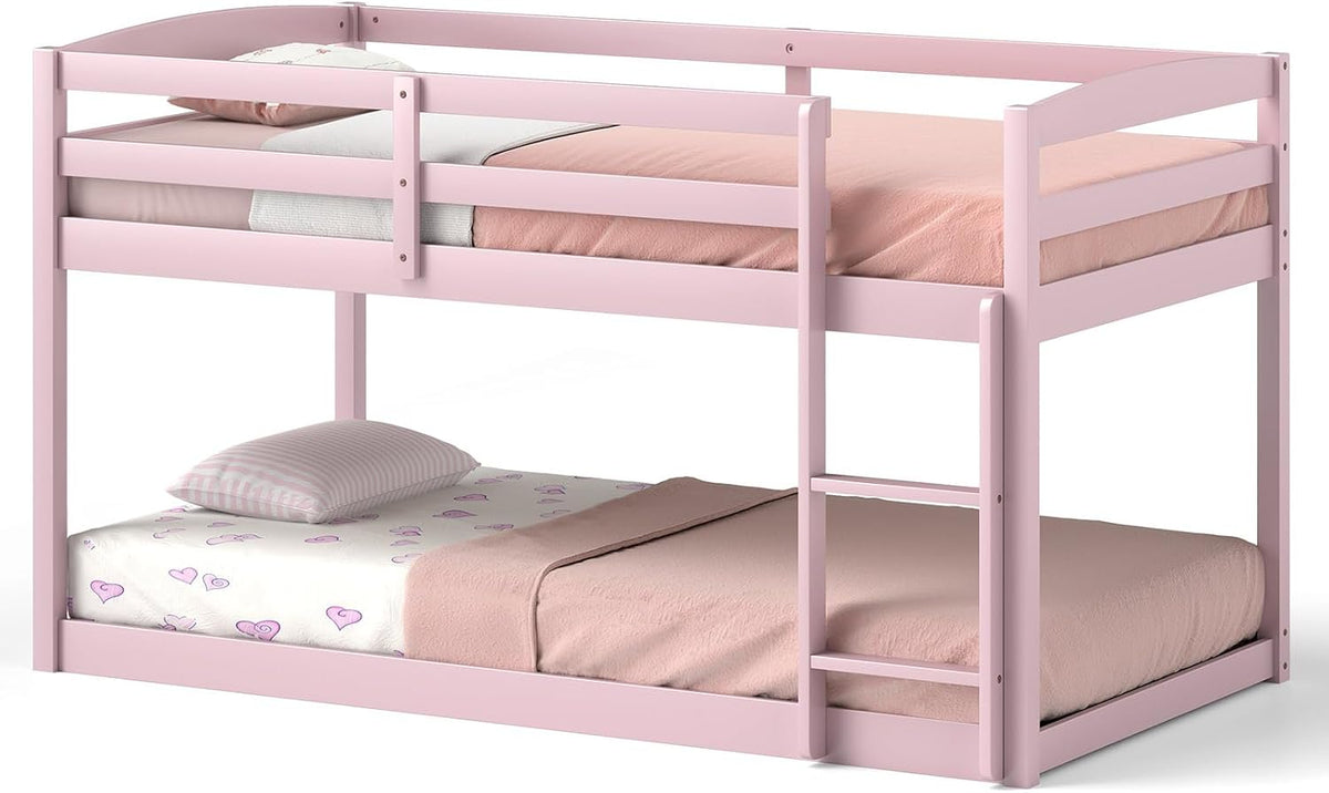 mat expert bunk bed twin over twin, low, view 9