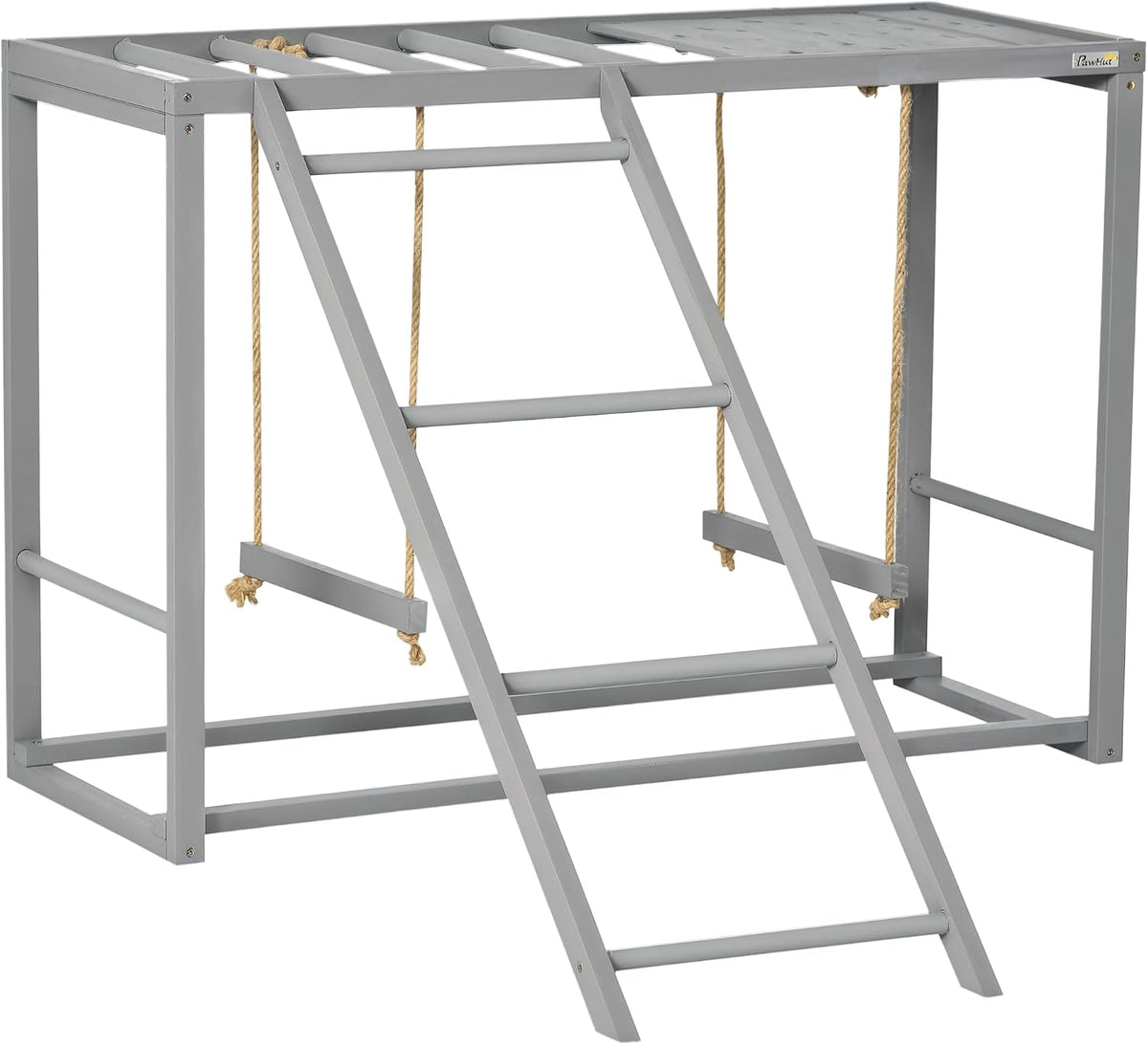 pawhut chicken activity play with swing set for, main product view
