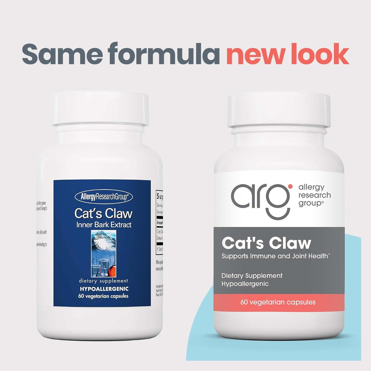 arg cat's claw 1.13 g inner bark extract, close-up detail