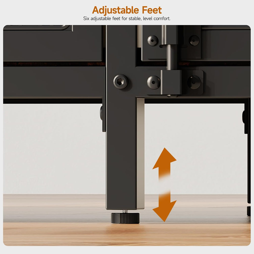 onbrill 87" gray dog crate furniture tv stand, package contents