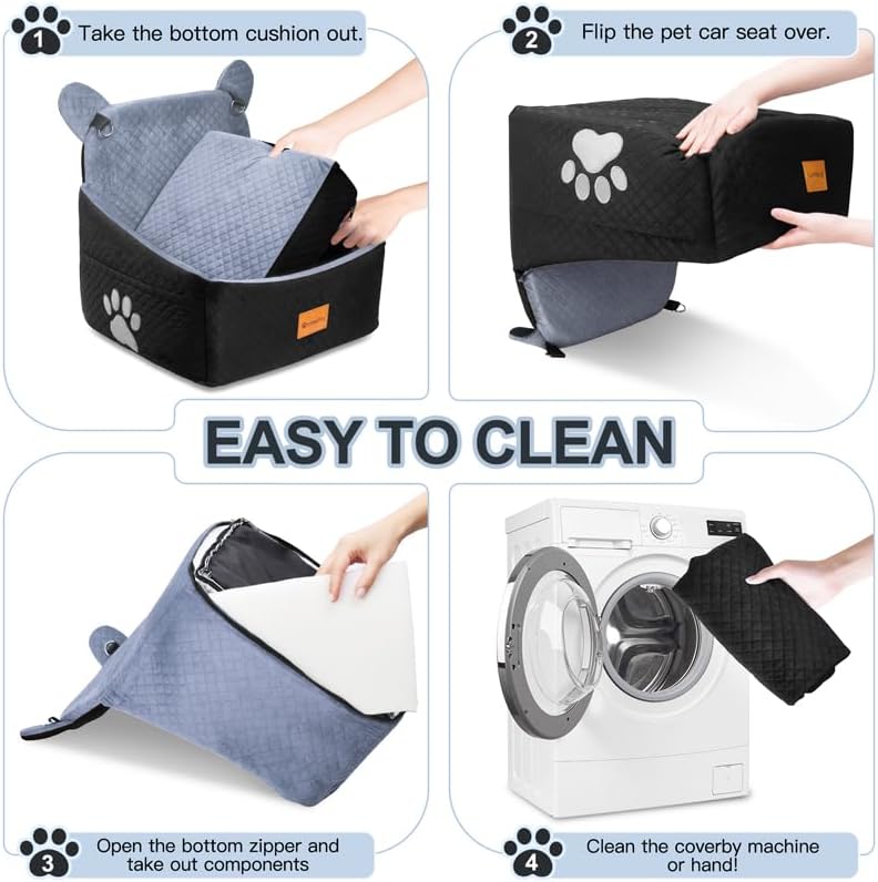 dog car seats for small/medium dogs up to on a desk or shelf