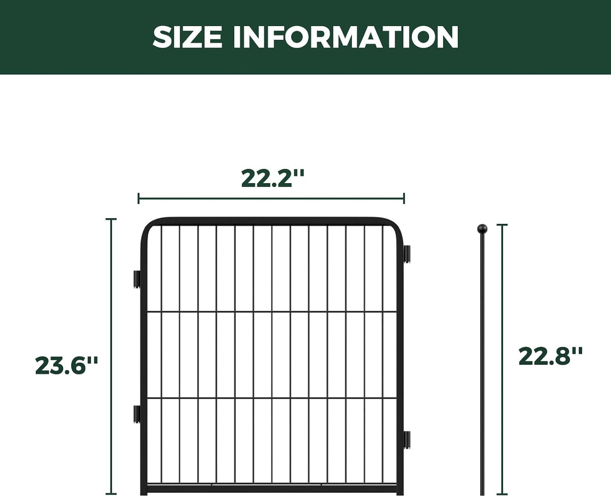 fxw homeplus indoor dog playpen, 24" h, 2, side view