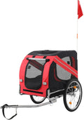 pexmor dog bike trailer, folding pet dog trailer, main product view