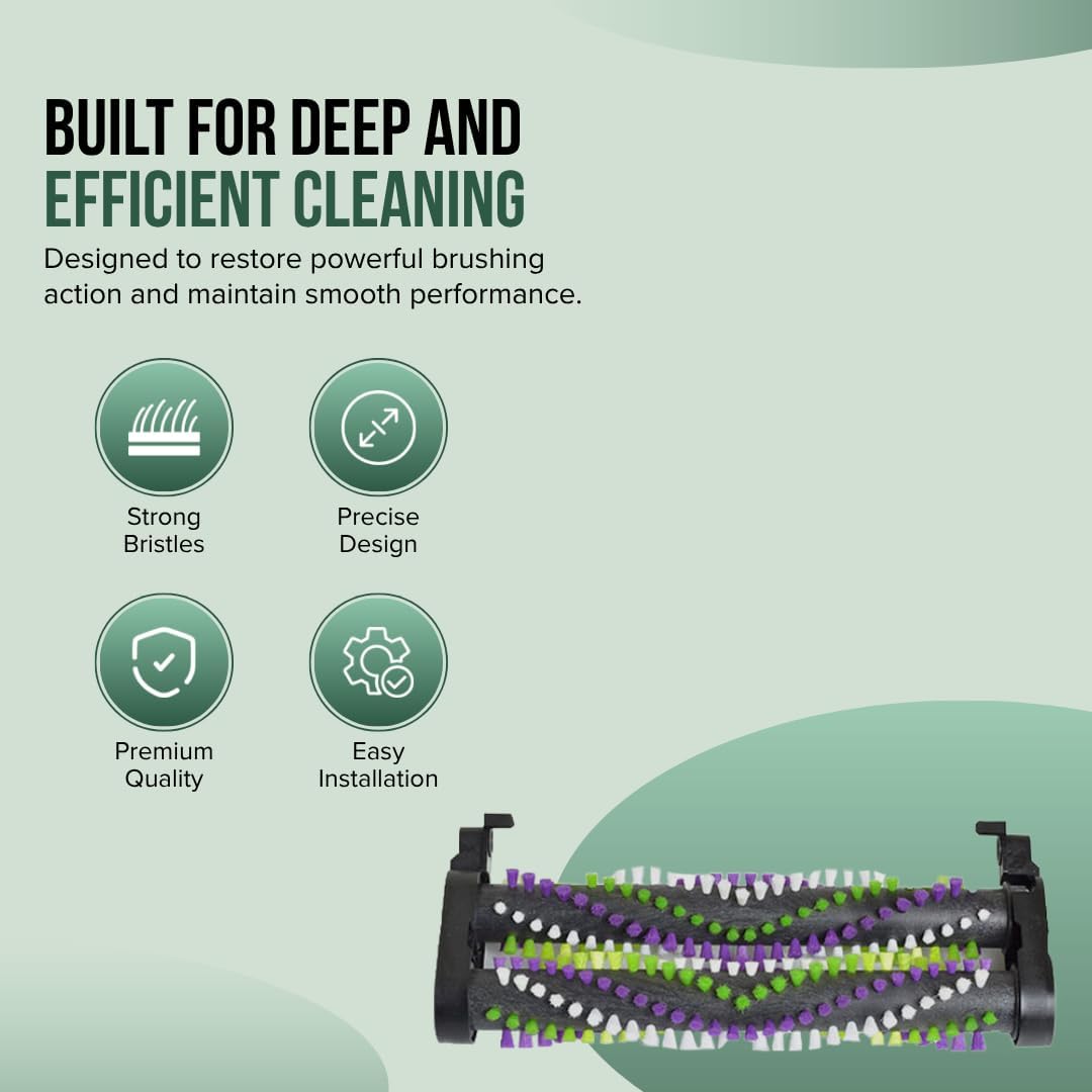 replacement brush roll assembly for bissell proheat 2x shown in use