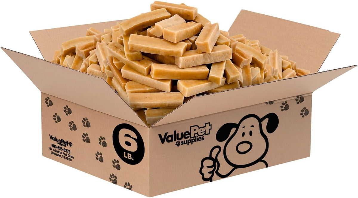 valuebull himalayan yak cheese dog chews, small, 6, main product view