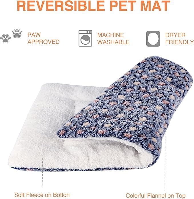 mora pets dog crate pad bed ultra soft, side view