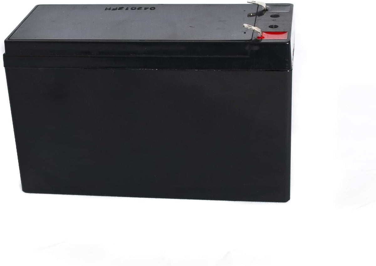 12 volt galvanized box feeder control unit with, side view