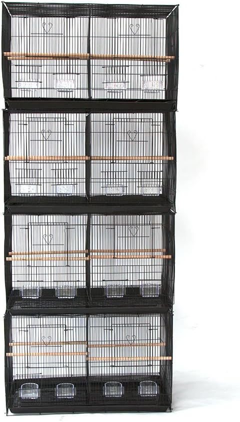 lot of 4 breeding bird carrier cage with shown in use