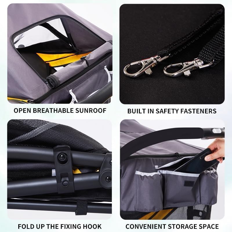 large dog stroller-4 wheel pet strollers for medium, package contents