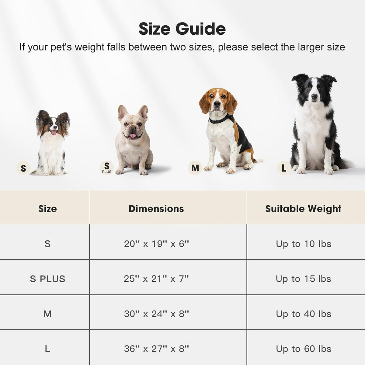 mixjoy dog bed medium size dog, washable medium, package contents