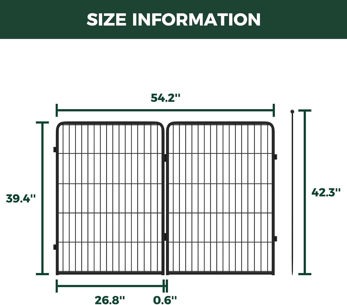 fxw instant dog playpen, rv camping, outdoor &, side view