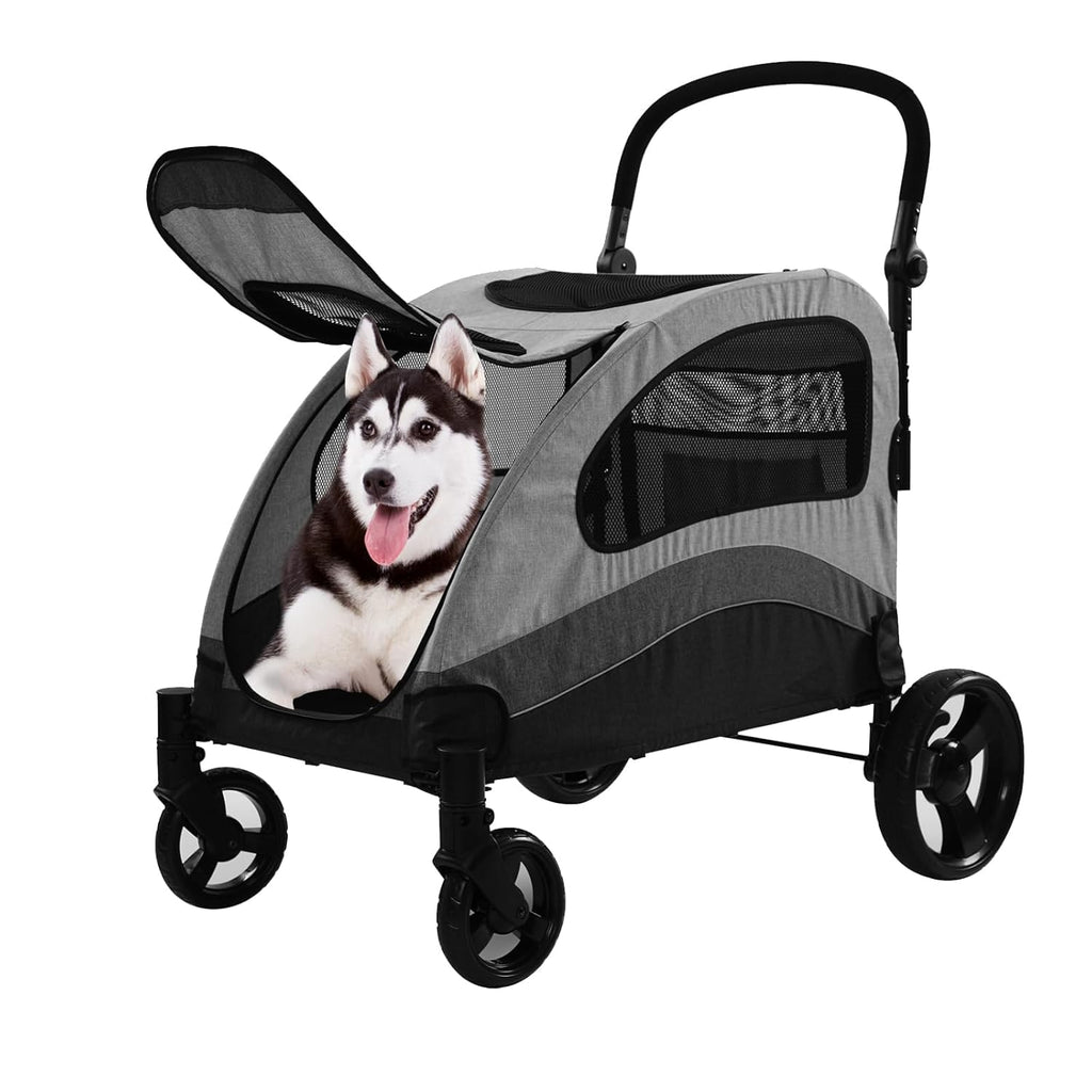 xl extra large dog stroller, all-terrain 4 wheel, main product view
