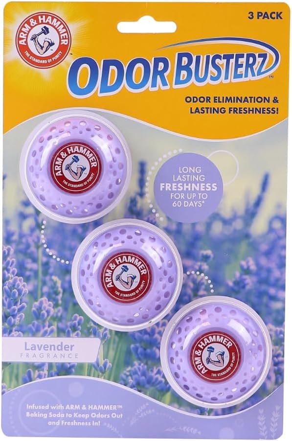 arm & hammer odorbusterz® odor eliminator balls, lavender, main product view