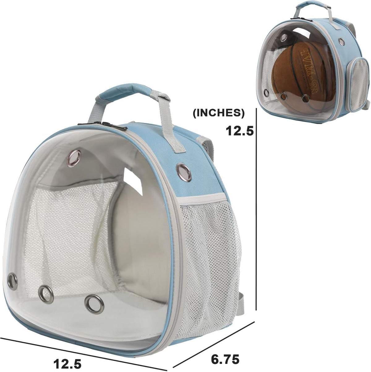 bearded dragon backpack carrier,reptile portable backpack carrier,space capsule shown in use