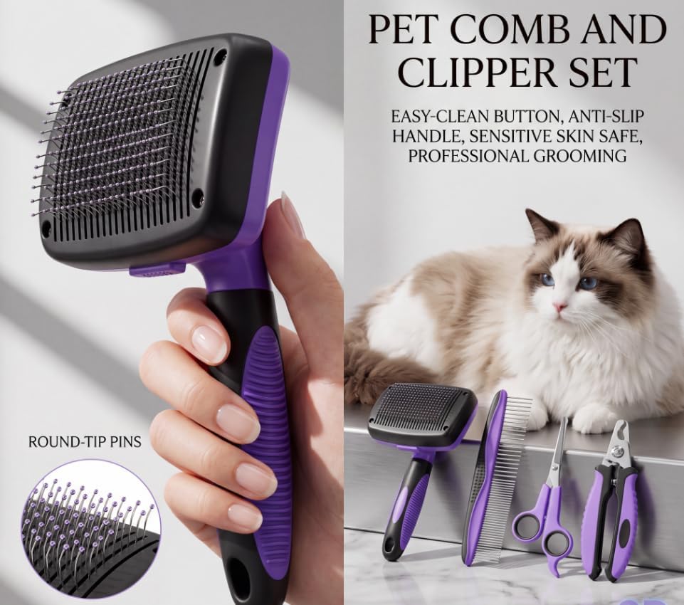 cat grooming kit,kitten puppy pet dog grooming kit,dog, side view