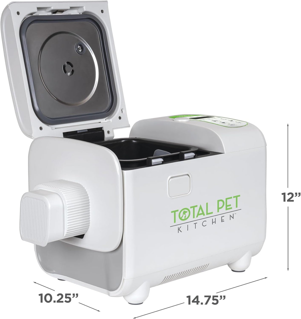 4-in-1 pet food maker/multi-cooker- 4.5 quart capacity, side view