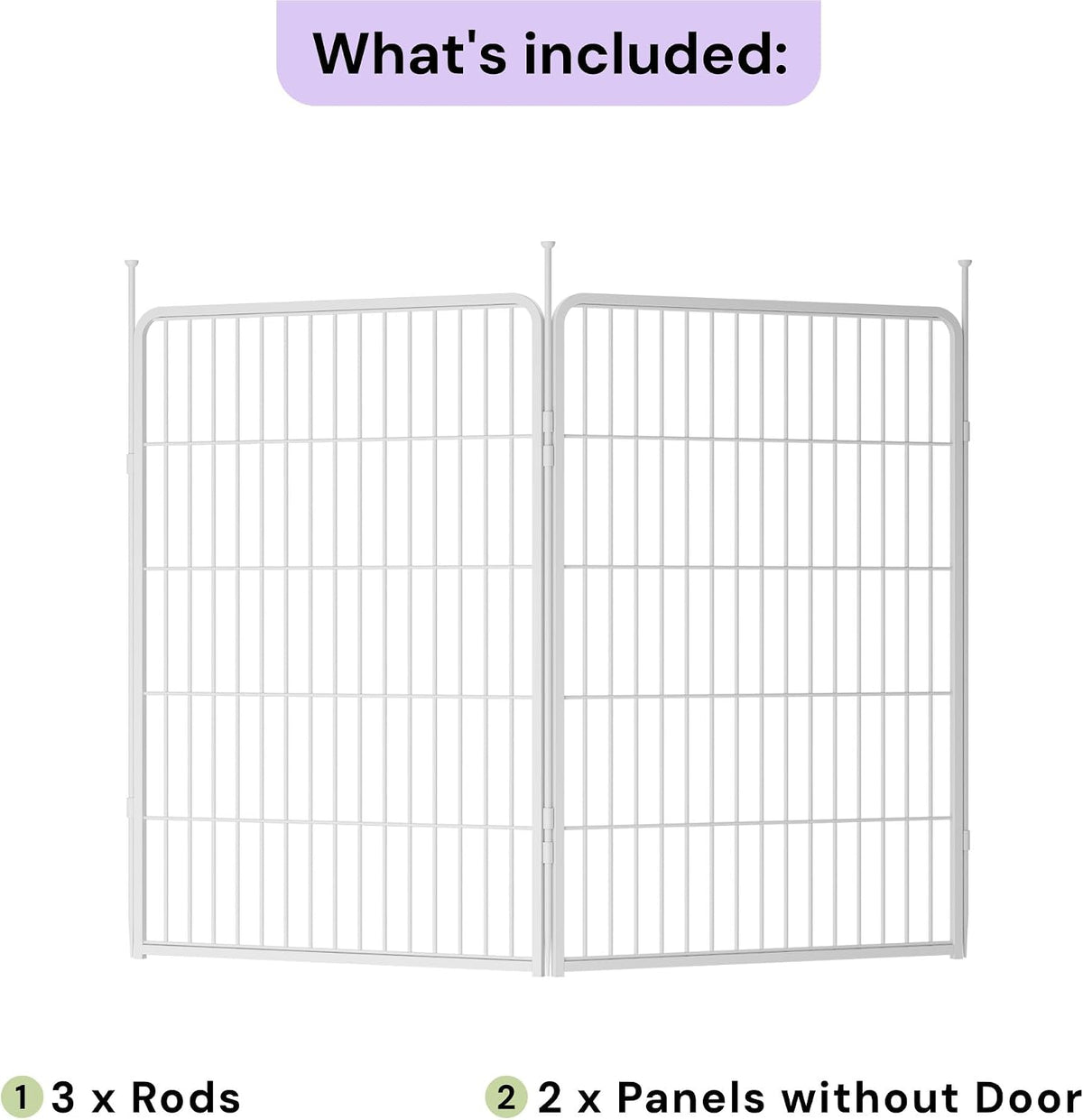 sunsgrove dog playpen indoor, 40 inch 2 panels, close-up detail