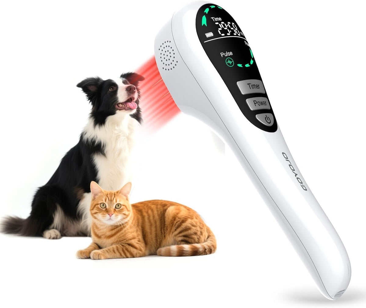 goyojo cold laser therapy for dogs – red, main product view