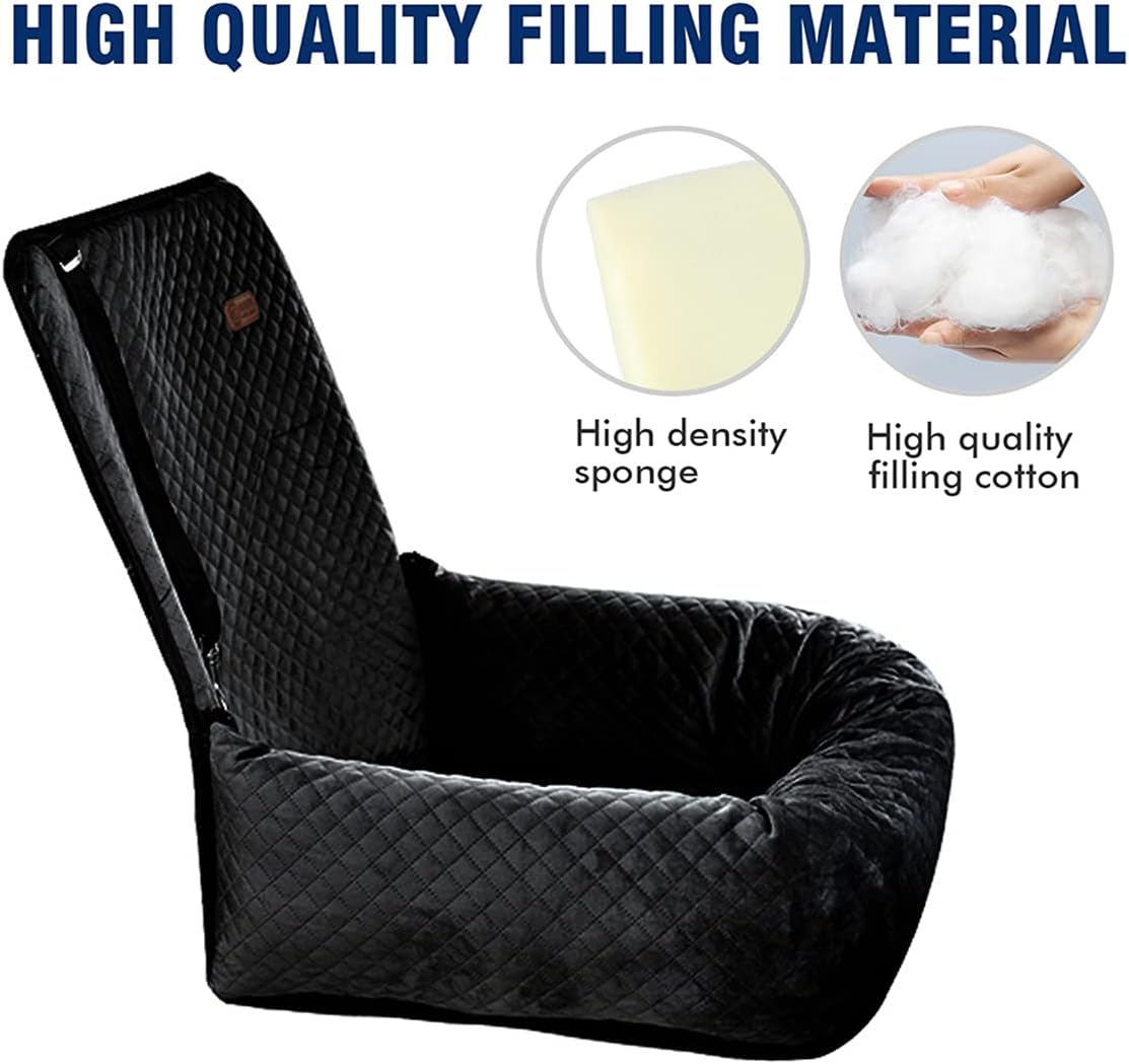 dog car seat pet booster seat pet travel, close-up detail