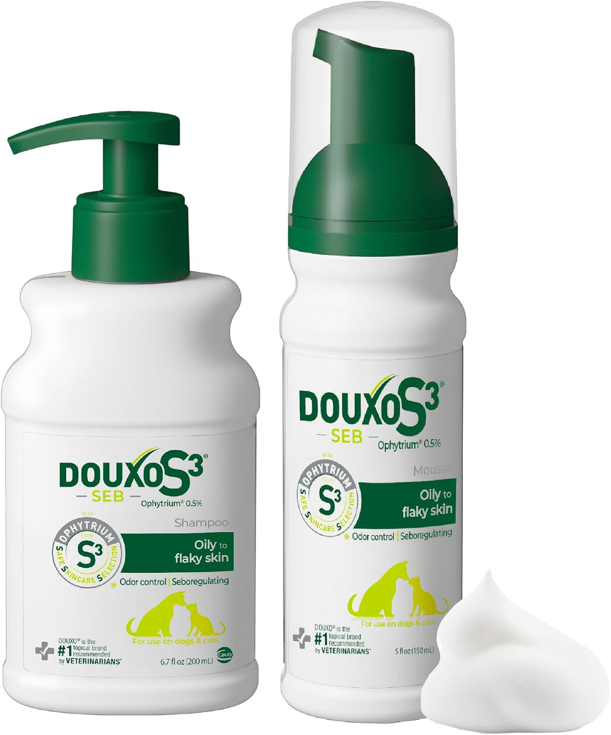 douxo s3 seb dog seboregulating shampoo 6.7 fl, main product view