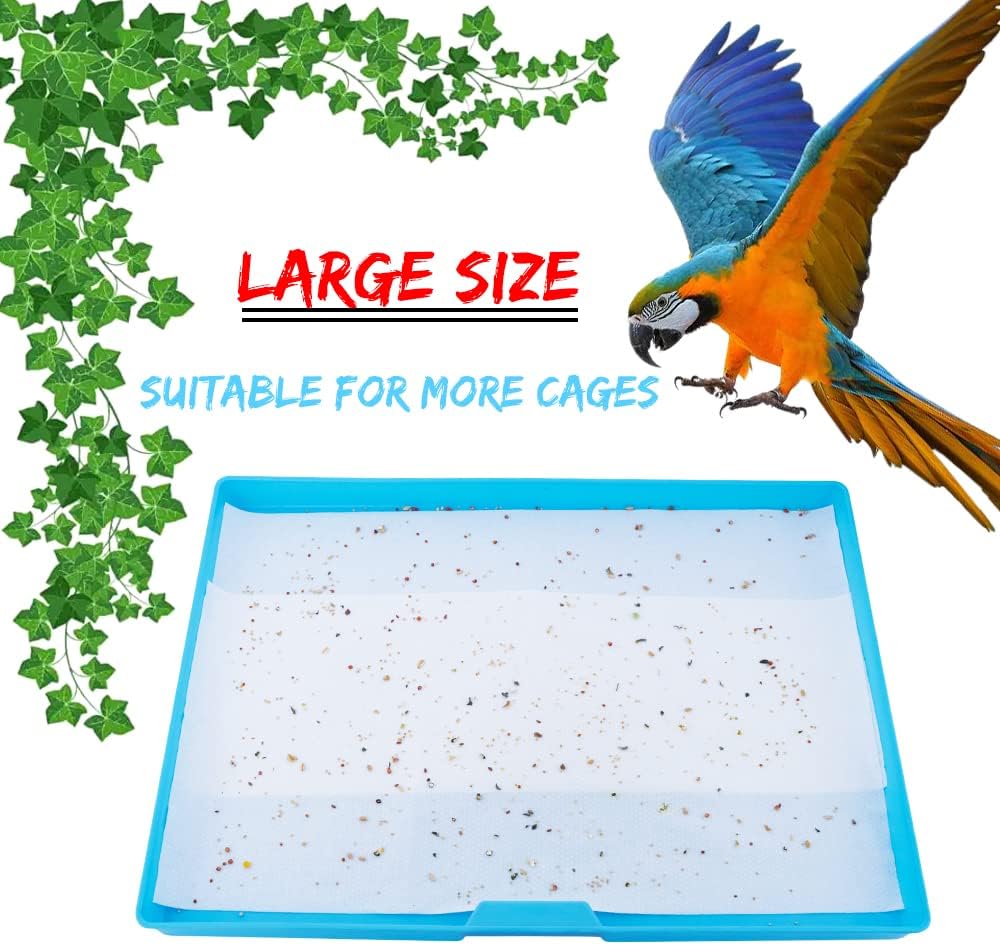 large size bird cage liner papers, non-woven bird showing dimensions