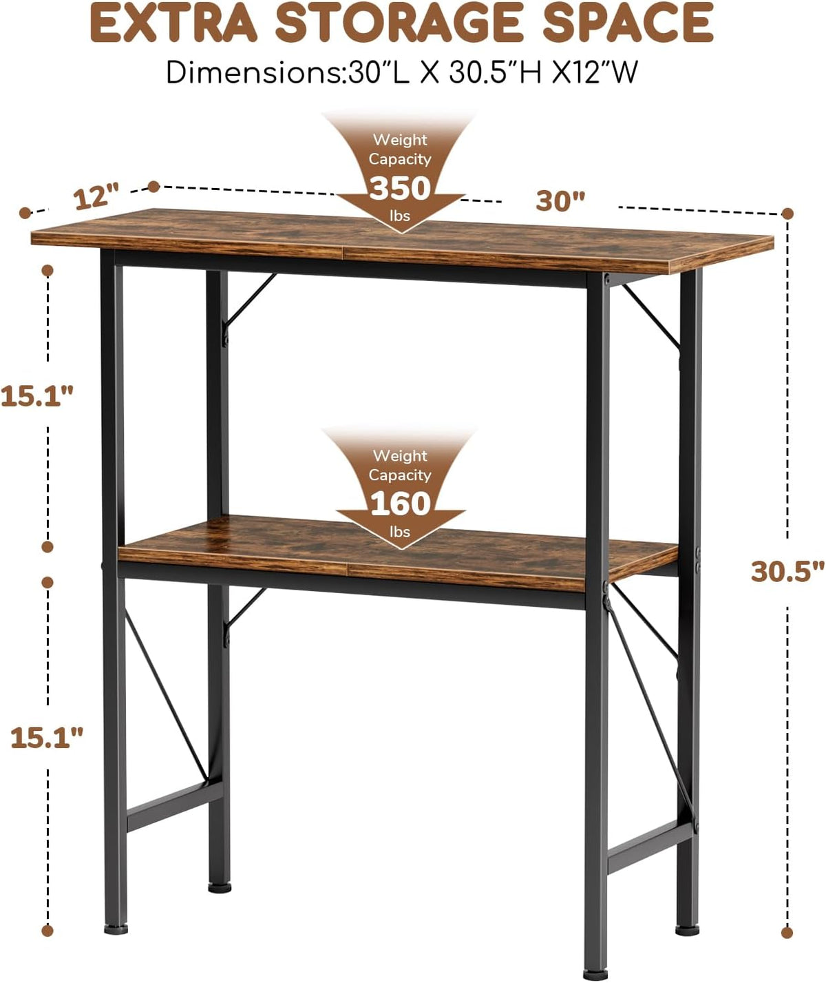 10-30 gallon fish tank stand with storage shelves shown in use