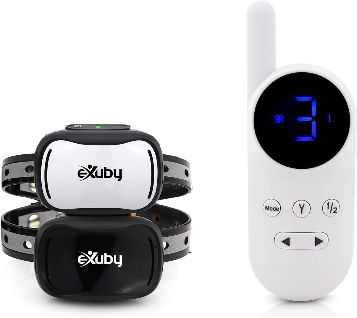 exuby tiny dual shock collar - smallest collar, main product view