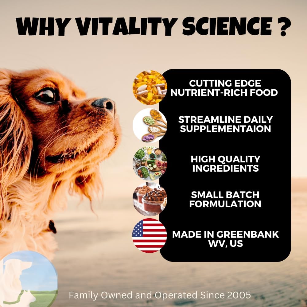 vitality science pet flora – natural probiotics for showing dimensions
