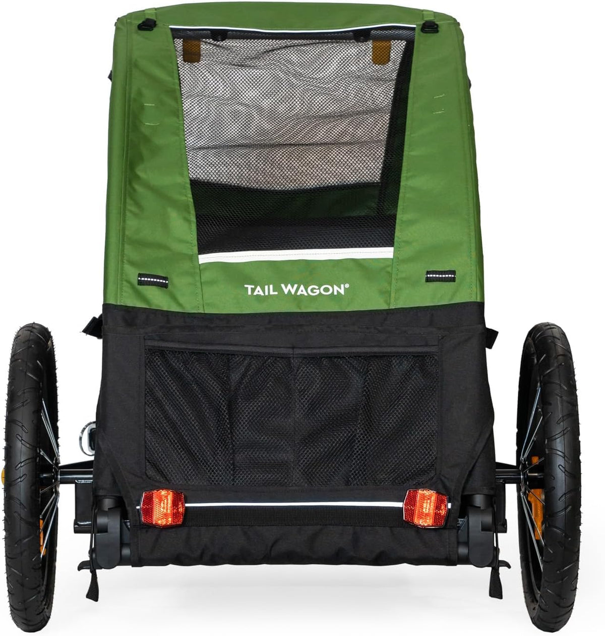 burley tail wagon | lightweight dog bike trailer, close-up detail