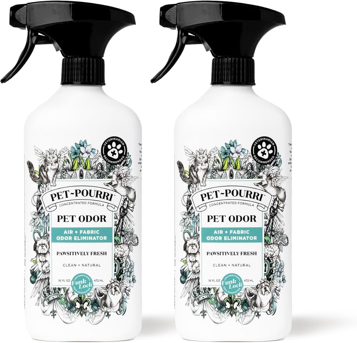 pet-pourri air + fabric pet odor freshener spray, main product view