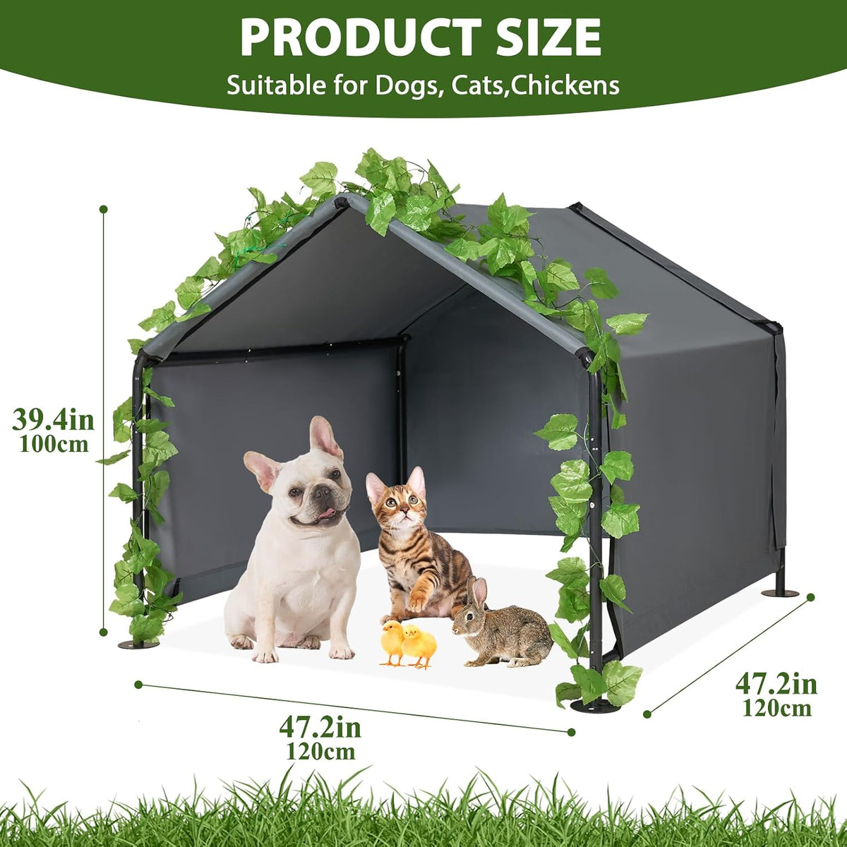 large dog shade for outside - outdoor dog, close-up detail