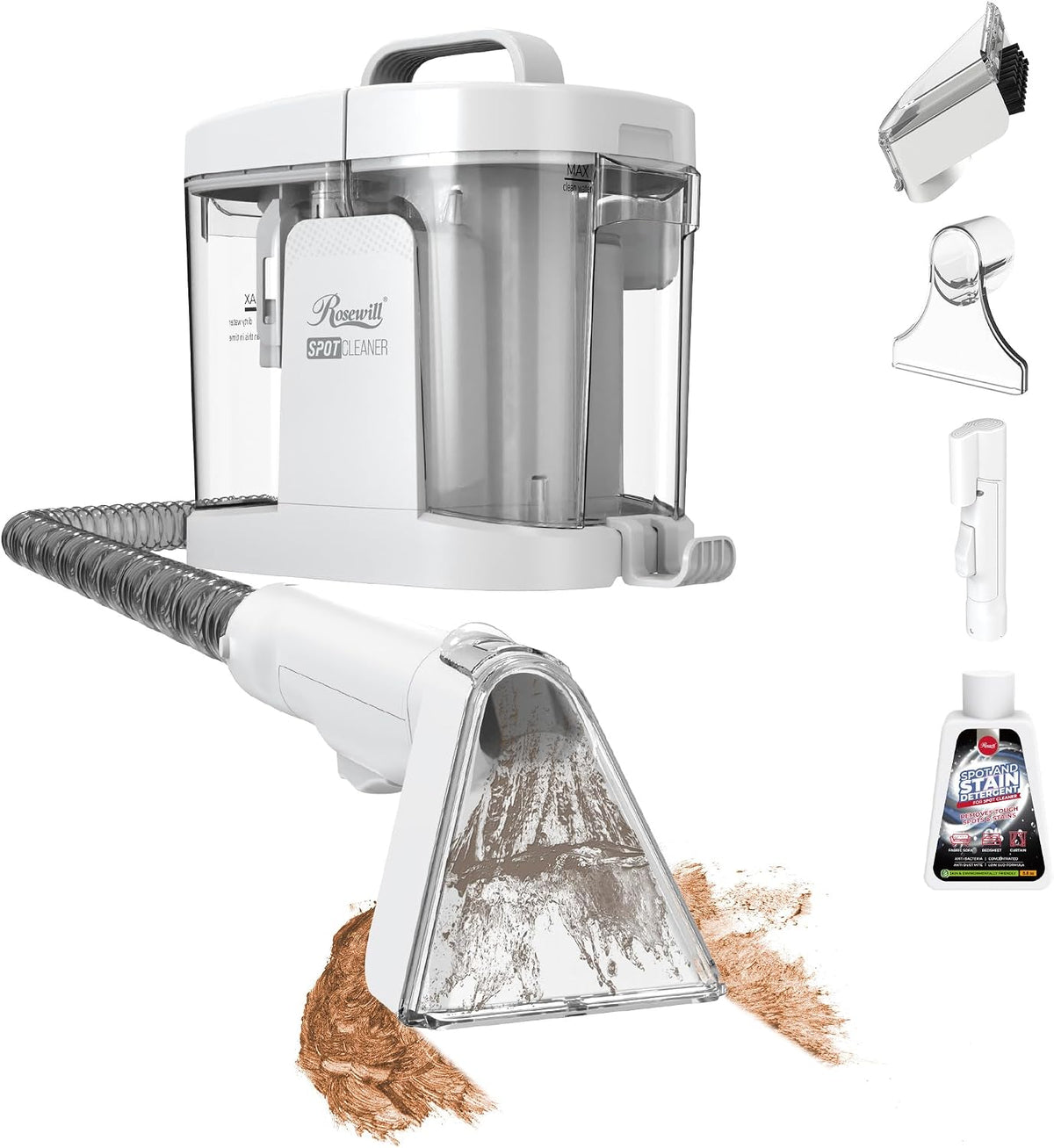 rosewill multi-purpose portable carpet and upholstery cleaner, powerful, main product view