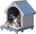 bifanuo dog house outdoor weatherproof with porch for, main product view