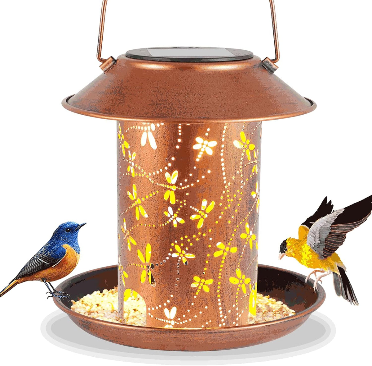 bird feeders for outdoors dragonfly solar lanterns outdoor, main product view