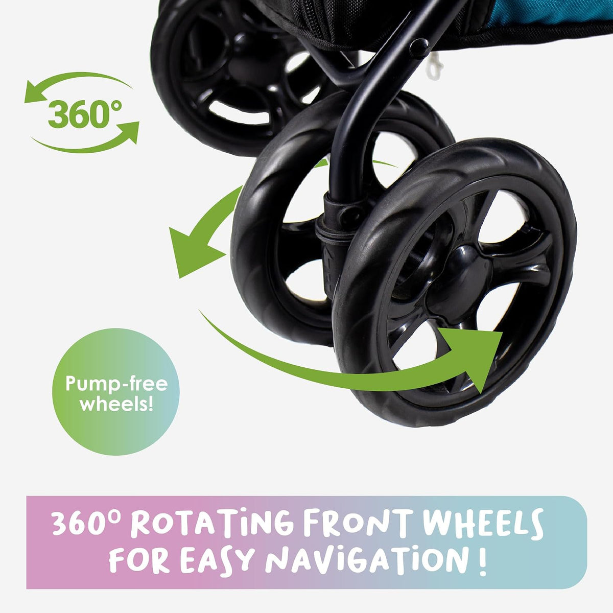 petique pet & pets double decker pet stroller, view 9